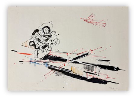 AMILCARE RAMBELLI (1924-1976) - Senza Titolo, 1967
