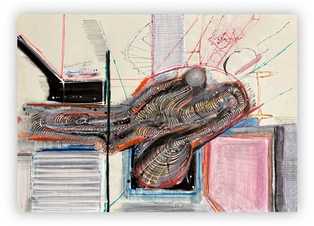AMILCARE RAMBELLI (1924-1976) - Senza Titolo, 1968