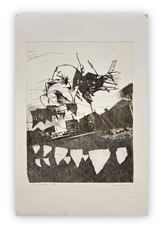 GIUSEPPE GUERRESCHI (1929-1985) - Giorno di festa, 1960