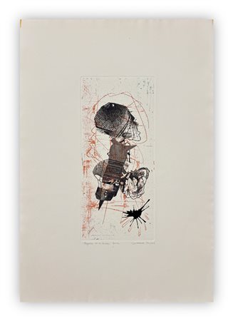 GIUSEPPE GUERRESCHI (1929-1985) - Ragazzo con la bomba, 1961/1962