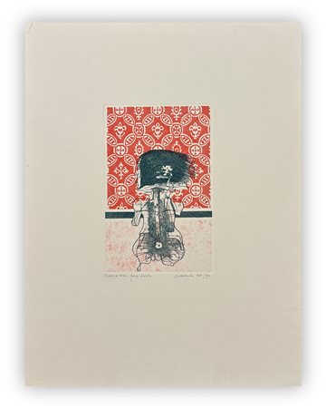 GIUSEPPE GUERRESCHI (1929-1985) - Figura in verde, 1969/1970