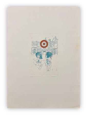 GIUSEPPE GUERRESCHI (1929-1985) - Senza Titolo