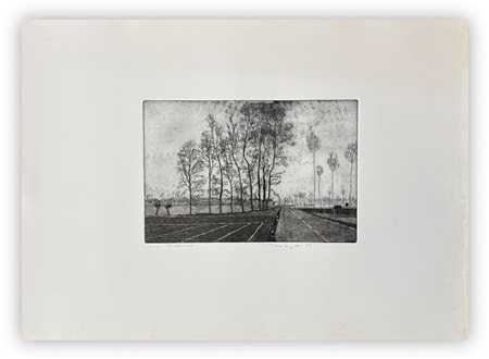 FEDERICA GALLI (1932-2009) - Strada nera, 1958