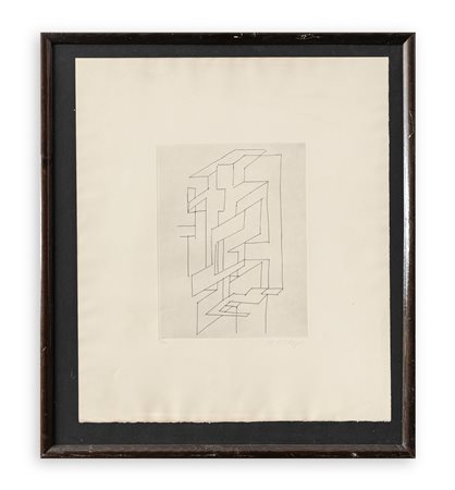 VICTOR VASARELY (1906-1997) - Gordes Gestalt, 1948
