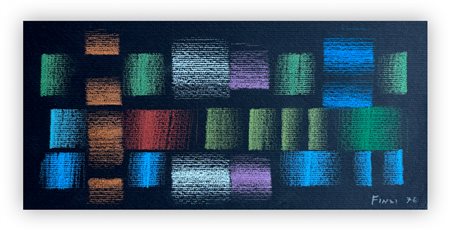 ENNIO FINZI (1931-2024) - Senza Titolo, 1976