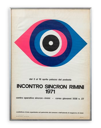 BRUNO MUNARI - Incontro Sincron Rimini, 1971