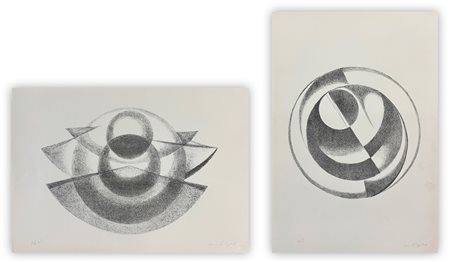 CARMELO CAPPELLO (1912-1996) - Lotto unico di 2 litografie