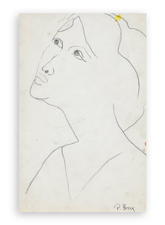 POMPEO BORRA (1898-1973) - Senza Titolo (Figura), 1966