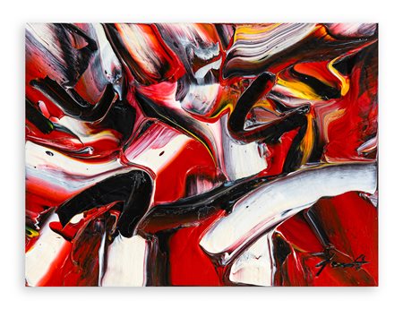 PIERLUIGI DELUTTI (1959) - Fiume rosso