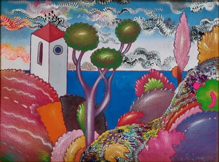 ALINARI LUCA Firenze 1943 - 2019 "Paesaggio al mare"