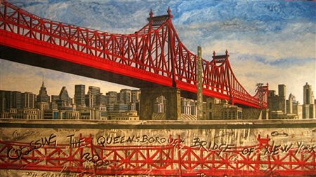 CAPUTO TONINO Lecce 1933 - 2021 "Crossing Queensborough Bridge"