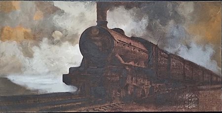 PIGNATELLI LUCA Milano 1962 "Treno"