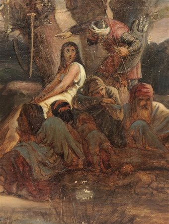 Artista del XX secolo. "Scena orientalista"