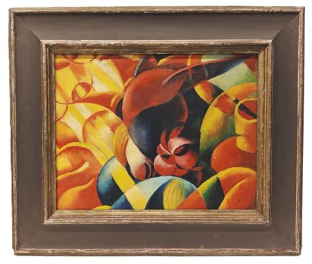 Vera Zenkovic (1907 - 1974). "Composizione cubofuturista"