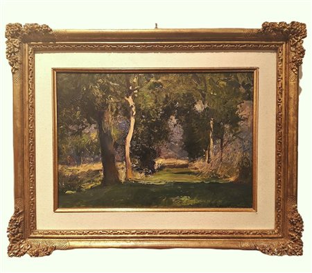 Vittorio Cavalleri (1860 - 1938). "Sottobosco"
