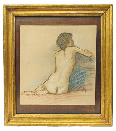 Adrien Godien (1873 -1949). "Nudo femminile"