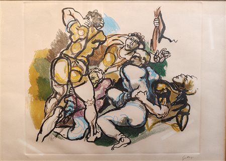 Renato Guttuso (1912 - 1987). "I lottatori"