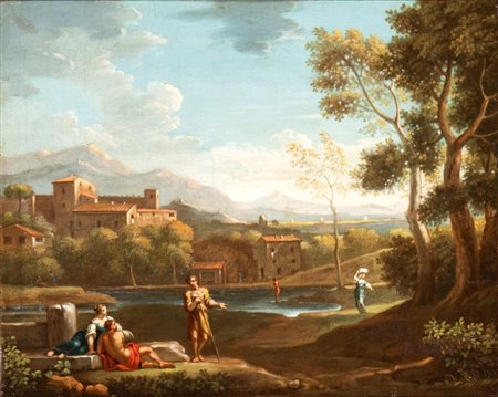 Jan Frans van Bloemen detto l'Orizzonte (attribuito a)
(Anversa 1662 - Roma 1749)
