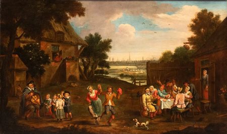 David Teniers Il Giovane (ambito di)
(Anversa 1610 - Bruxelles 1690)
