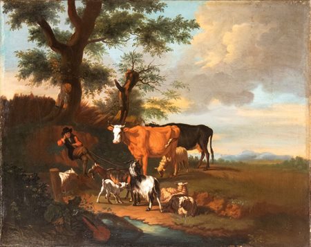 Nicolaes  Berchem (maniera di)
(Haarlem 1620 - Amsterdam 1683)
