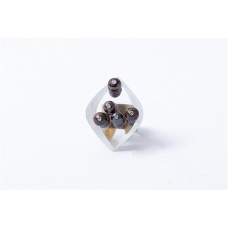 SAVERIO CAVALLI, Anello in oro 18 KT con perle e diamanti
