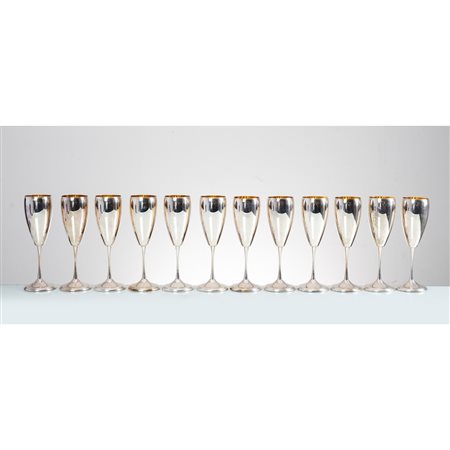 DODICI FLUTES in argento