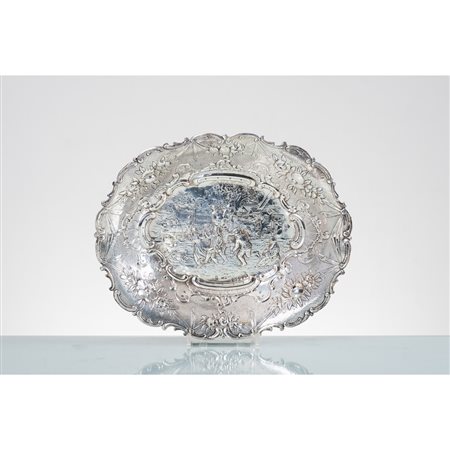 OFFICINE LONDINESI SECONDA METÀ XIX SEC., Centrotavola argento