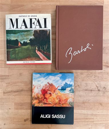 MARIO MAFAI, ALIGI SASSU AMERIGO BARTOLI NATINGUERRA - Lotto unico di 3 cataloghi