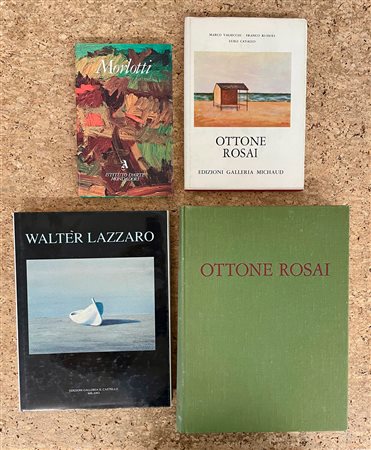 OTTONE ROSAI, WALTER LAZZARO E ENNIO MORLOTTI - Lotto unico di 4 cataloghi
