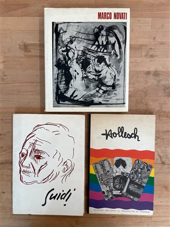 MARCO NOVATI, VIRGILIO GUIDI E CARLO HOLLESCH - Lotto unico di 3 cataloghi