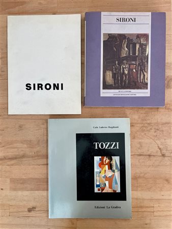 MARIO SIRONI E UMBERTO TOZZI - Lotto unico di 3 cataloghi