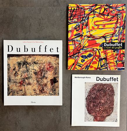 JEAN DUBUFFET  - Lotto unico di 3 cataloghi