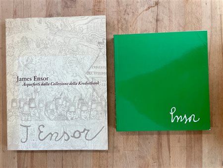 JAMES ENSOR - Lotto unico di 2 cataloghi