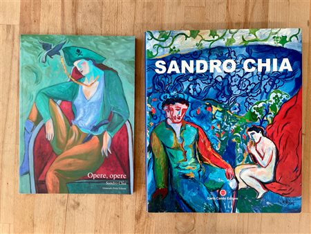 SANDRO CHIA - Lotto unico di 2 cataloghi