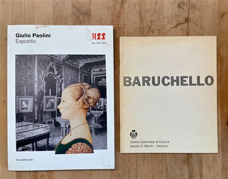 GIANFRANCO BARUCHELLO E GIULIO PAOLINI - Lotto unico di 2 cataloghi