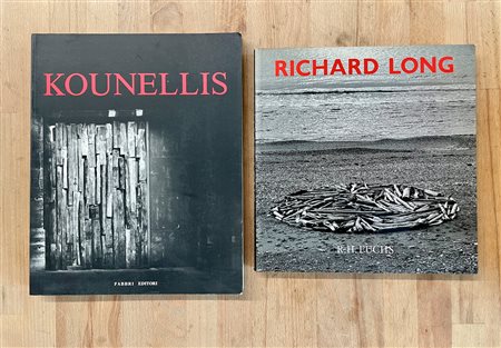 JANNIS KOUNELLIS E RICHARD LONG - Lotto unico di 2 cataloghi