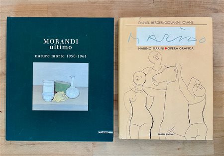 GIORGIO MORANDI E MARINO MARINI - Lotto unico di 2 cataloghi: