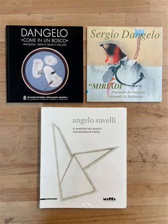 SERGIO DANGELO E ANGELO SAVELLI - Lotto unico di 3 cataloghi