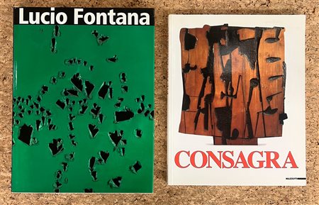 PIETRO CONSAGRA E LUCIO FONTANA - Lotto unico di 2 cataloghi