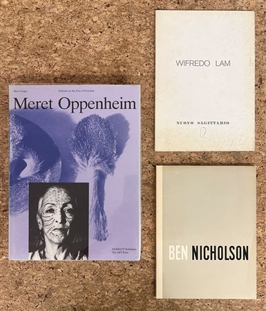 MERET OPPENHEIM, WIFREDO LAM E BEN NICHOLSON - Lotto unico di 3 cataloghi