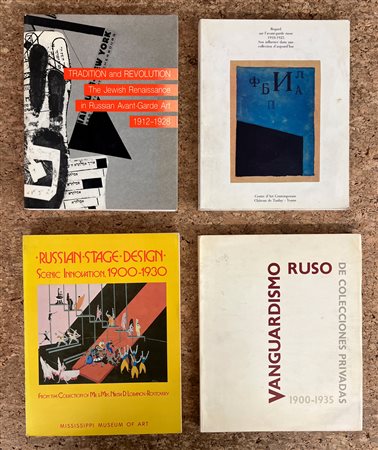 AVANGUARDIA RUSSA - Lotto unico di 4 cataloghi