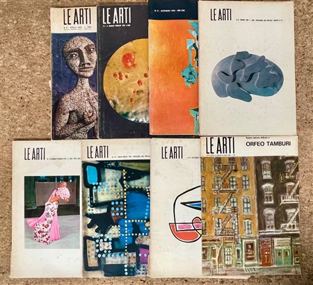RIVISTA LE ARTI - Lotto unico di 8 riviste d'arte