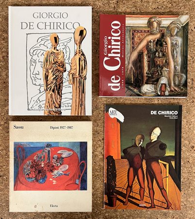 GIORGIO DE CHIRICO E ALIGI SASSU - Lotto unico di 3 cataloghi
