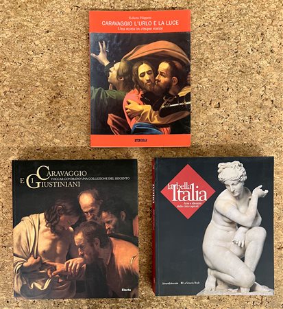 CARAVAGGIO E ARTE IN ITALIA - Lotto unico di 3 cataloghi