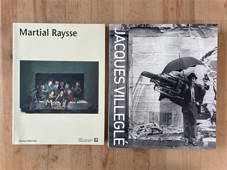 NOUVEAU RÉALISME (MARTIAL RAYSSE E JACQUES VILLEGLÉ) - Lotto unico di 2 cataloghi