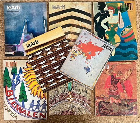 RIVISTA 'LE ARTI' - Lotto unico di 9 riviste d'arte