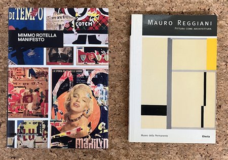 MIMMO ROTELLA E MAURO REGGIANI - Lotto unico di 2 cataloghi