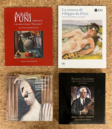 ARTE FIGURATIVA ITALIANA DEL XX SECOLO - Lotto unico di 4 cataloghi