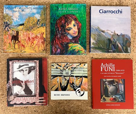 ARTE FIGURATIVA ITALIANA DEL XX SECOLO - Lotto unico di 6 cataloghi