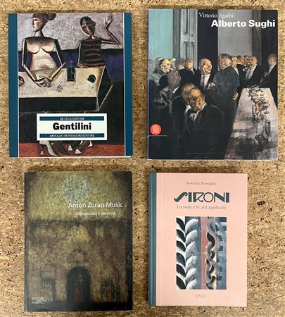 ARTE FIGURATIVA ITALIANA DEL XX SECOLO - Lotto unico di 4 cataloghi